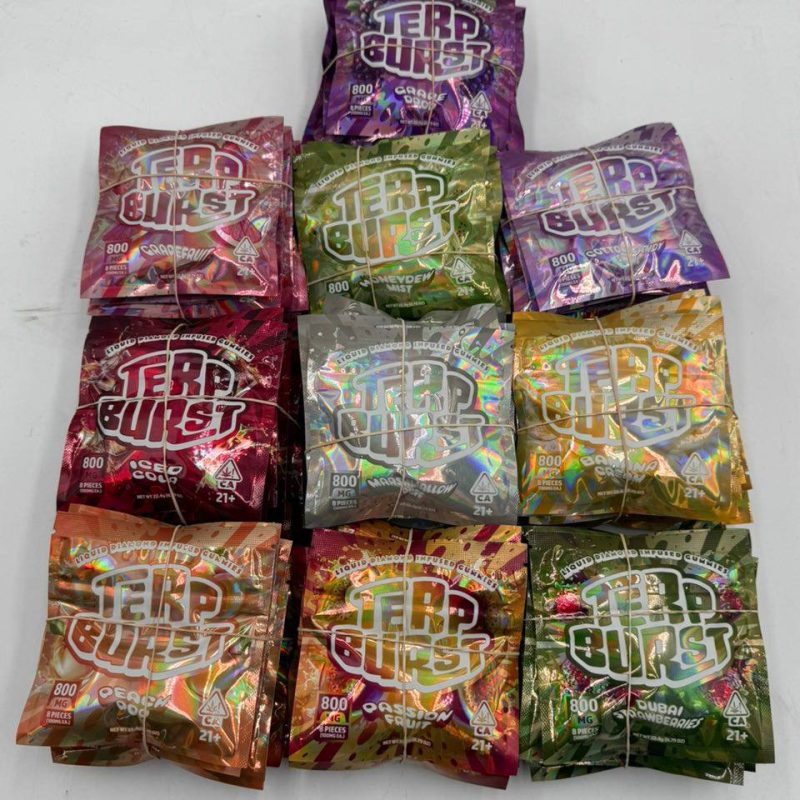 Terp Burst Liquid Diamond Infused Gummies (800mg)
